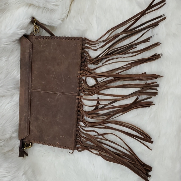 American Darling leather suede crossbody purse bag - Picture 3 of 10
